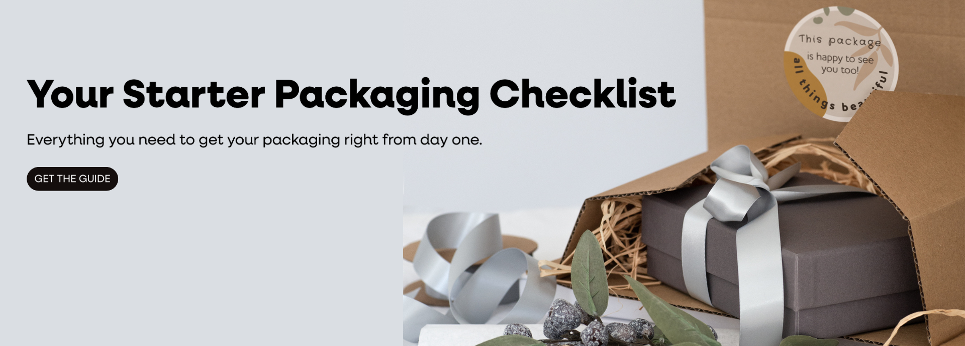 Packaging Checklist Banner