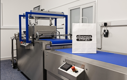 Say hello to our bag printing machine, Bertha