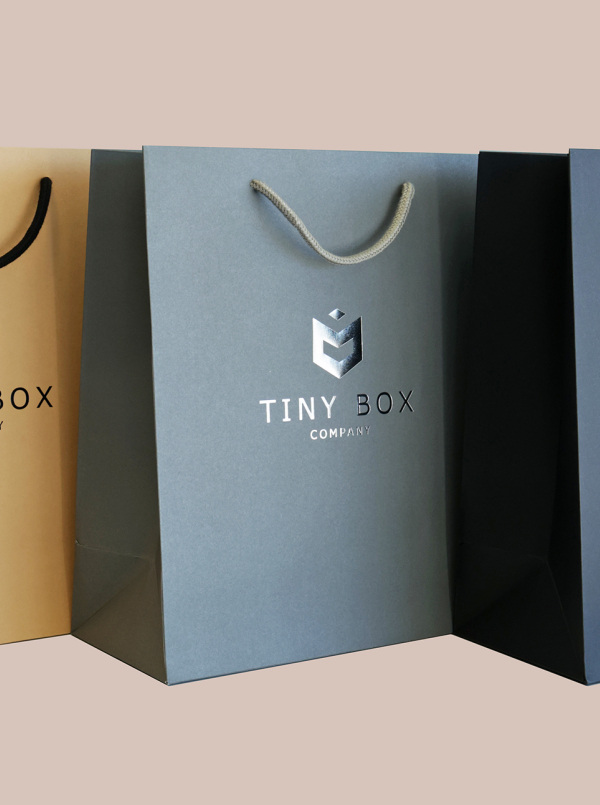 Brand your packaging online at Tiny Box Company