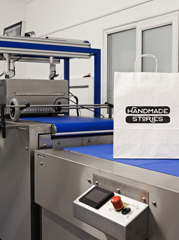 Say hello to our bag printing machine, Bertha